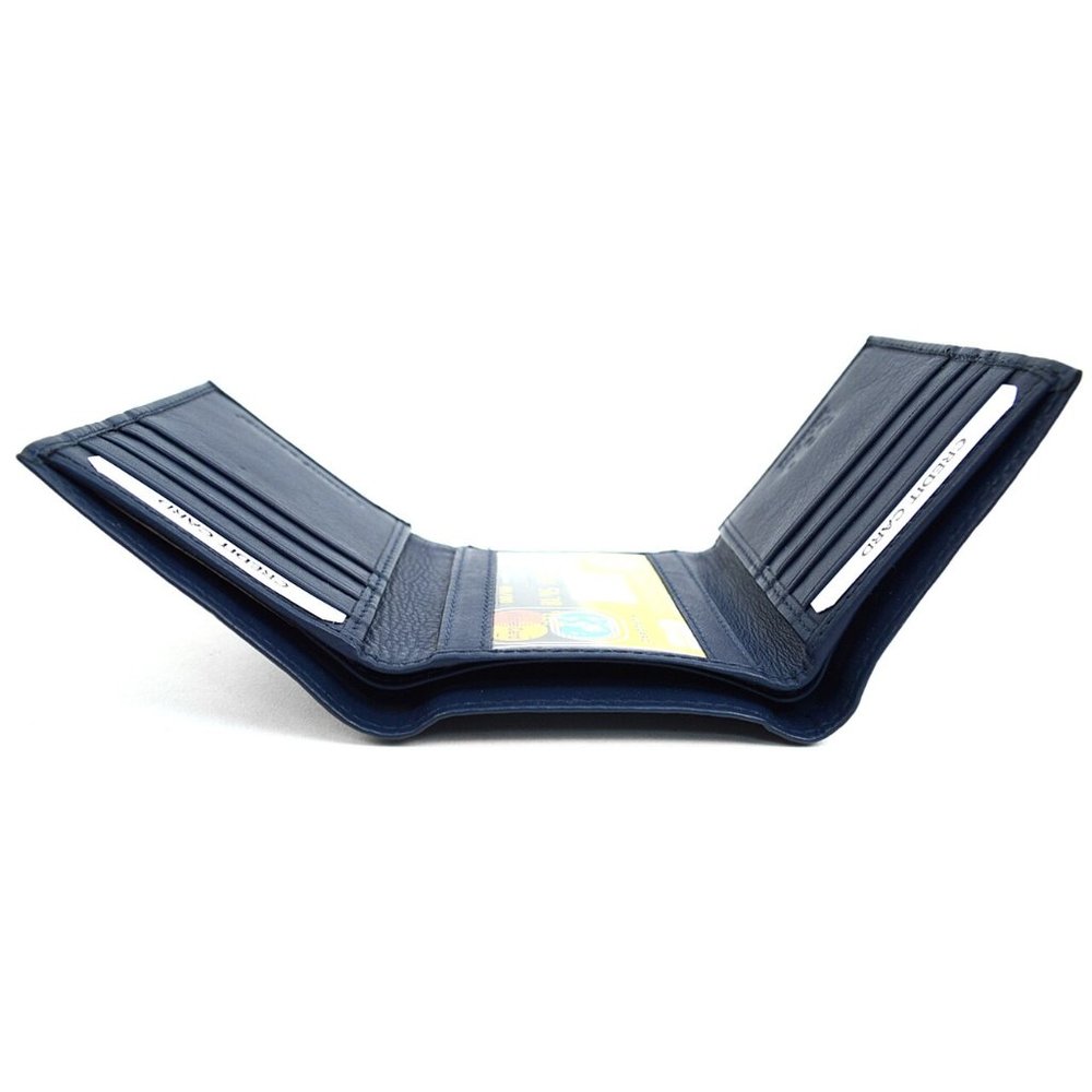 RFID Genuine Leather Tri-Fold Wallet - RFID-GLTRI - Picture 3 of 6